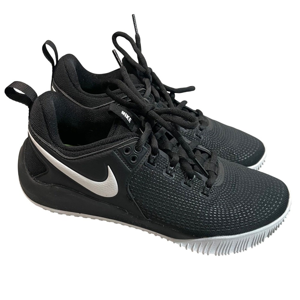 Nike Zoom Hyperace 2 Women's Volleyball Shoes Black White size 8 EUC